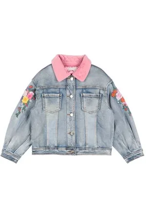 MONNALISA COATS & JACKETS - Denim outerwear - on YOOX.com