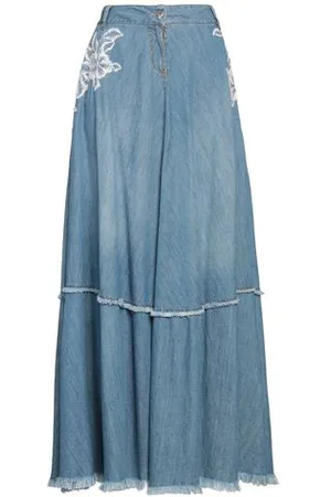 Ermanno Firenze BOTTOMWEAR - Denim skirts - on YOOX.com
