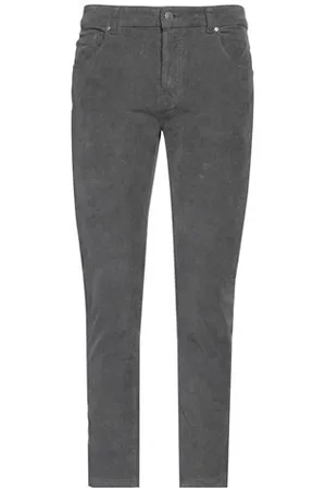 GREY DANIELE ALESSANDRINI BOTTOMWEAR - Trousers - on YOOX.com