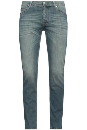 GREY DANIELE ALESSANDRINI BOTTOMWEAR - Jeans - on YOOX.com