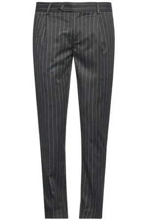 GREY DANIELE ALESSANDRINI BOTTOMWEAR - Trousers - on YOOX.com