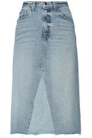 Khaite BOTTOMWEAR - Denim skirts - on YOOX.com