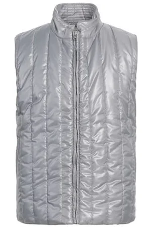 GREY DANIELE ALESSANDRINI COATS & JACKETS - Gilets - on YOOX.com