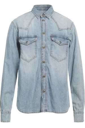 VERSACE TOPWEAR - Denim shirts - on YOOX.com
