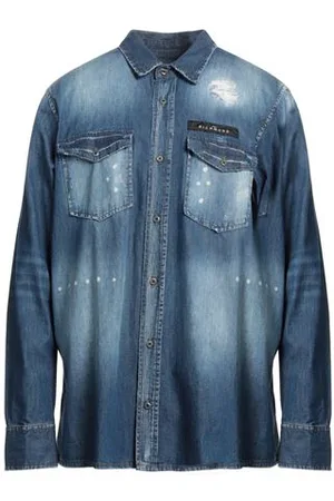 John Richmond TOPWEAR - Denim shirts - on YOOX.com