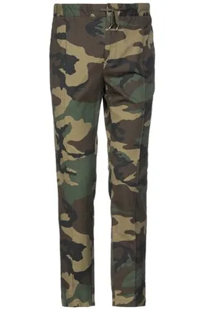 GREY DANIELE ALESSANDRINI BOTTOMWEAR - Trousers - on YOOX.com