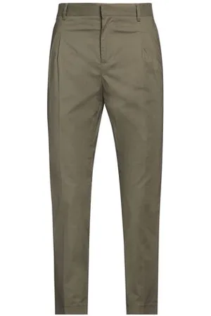GREY DANIELE ALESSANDRINI BOTTOMWEAR - Trousers - on YOOX.com
