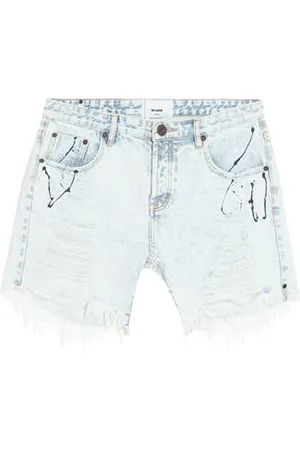 ONE TEASPOON BOTTOMWEAR - Denim shorts - on YOOX.com