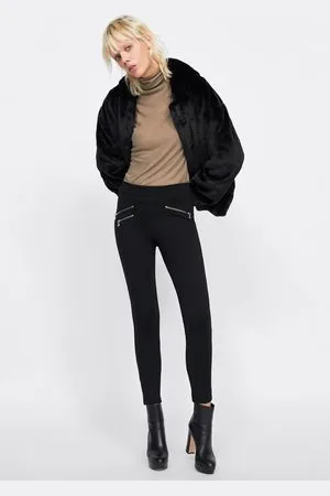 KNIT BOMBER JACKET WITH ZIP - Grey marl | ZARA India