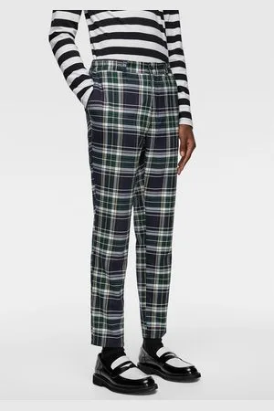 Zara Plaid TRF Collection Pants Women's Size Small, Pockets and Side Ankle  Vent | eBay