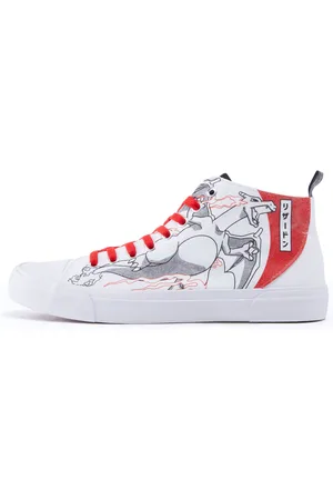 Akedo Charizard Flame High Top - White - UK 7 / EU 40.5 / US Men