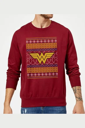 Original Hero DC Wonder Woman Knit Christmas Jumper - - S