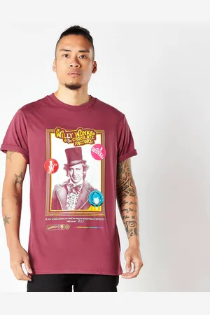 Original Hero Willy Wonka & The Chocolate Factory Retro Cover Unisex T-Shirt - - M