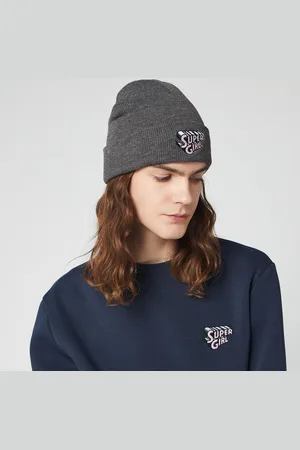 Original Hero DC Super Girl Beanie Hat - Charcoal