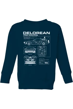 Original Hero Back To The Future Delorean Schematic Kids