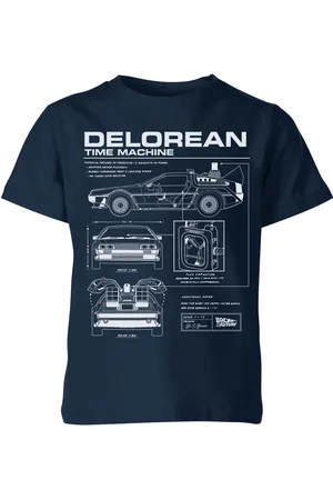 Original Hero Back To The Future Delorean Schematic Kids