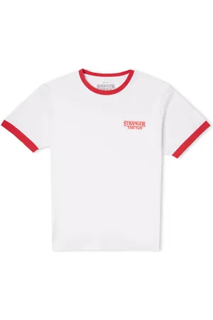 Original Hero Stranger Things Biker Gang Unisex Ringer T-Shirt - /Red - XS