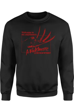 Original Hero A Nightmare On Elm Street Welcome To My Nightmare Sweatshirt - Black - XS