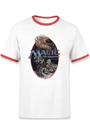 Original Hero Magic: the Gathering Est. 1993 Unisex Ringer T-Shirt - / Red - XS