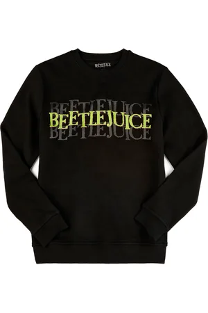 Original Hero Beetlejuice Say It Three Times Sweatshirt - - S