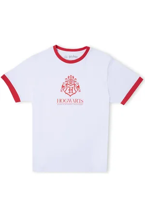 Original Hero Harry Potter Hogwarts School Unisex Ringer T-Shirt - / Red - XS