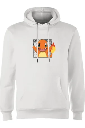 Original Hero Pokémon Pokédex Charmander #0004 Hoodie - White - S