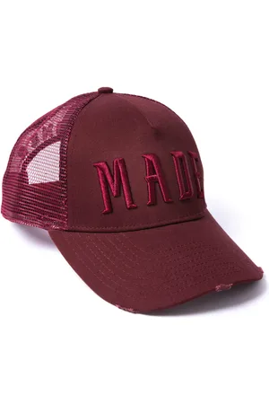 Original Hero Milliner Fired Brick Distressed Cotton Trucker Made 3D Embroidered