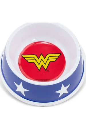Buckle DC Comics Wonder Woman Stars Single Melamine Pet Bowl - Multi
