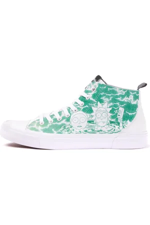 Akedo X Rick & Morty Heads White Signature High Top - UK8 / EU42