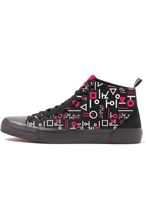 Akedo X Squid Game Black Signature High Top - UK6 / EU39